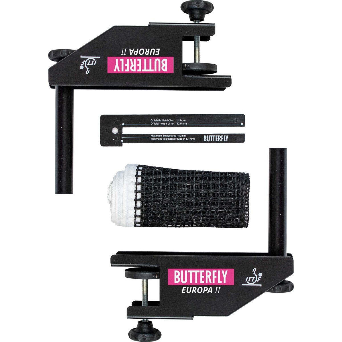 Butterfly Europa II Net Set - Brackets - Net - Net Height Measure